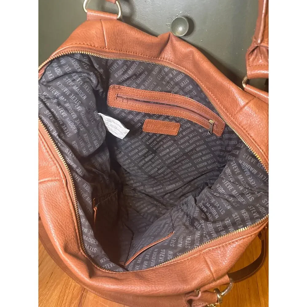 Steve Madden B Marlow Cognac Satchel